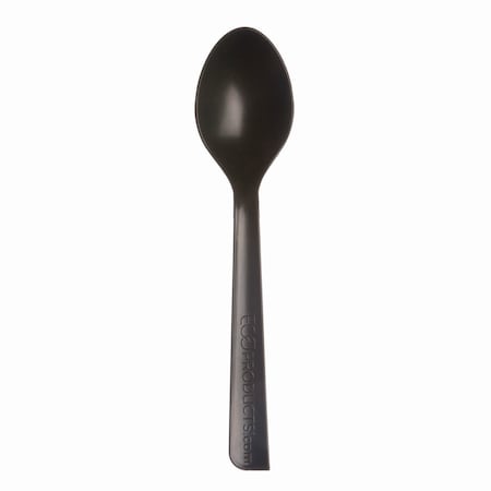 Eco-Products 100% Recycled Content Cutlery, Spoon, 6", Black, PK1000 EP-S113